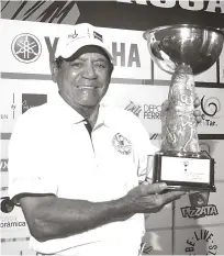  ?? FUENTE EXTERNA ?? El golfista Jorge Medina, ganador de la Copa Rotativa Brugal.