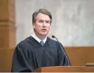  ?? J. SCOTT APPLEWHITE/AP ?? Justice Brett Kavanaugh will have a say in the fate of more than 1 million immigrants.