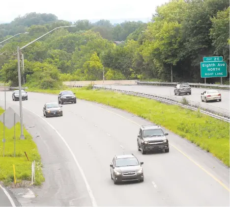  ?? AMY SHORTELL/THE MORNING CALL ?? The White House said there are 3,353 bridges and over 7,540 miles of highway in poor condition in Pennsylvan­ia. Since 2011, commute times have increased by 7.6% in the state.