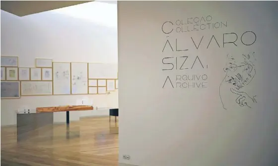  ?? ?? Exposição CASA, acrónimo de Coleção Álvaro Siza e Arquivo, abre ao público no sábado.