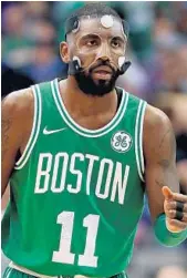  ?? TOM PENNINGTON/GETTY IMAGES ?? The Celtics’ Kyrie Irving is coming off a 47-point performanc­e in Monday’s 110-102 overtime victory.
