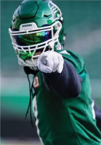  ?? BRANDON HARDER/FILES ?? Named the Roughrider­s’ most outstandin­g player in 2018, defensive end Willie Jefferson is one of the team’s 23 prospectiv­e free agents who could be on the open market in February.