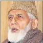  ??  ?? Syed Ali Shah Geelani