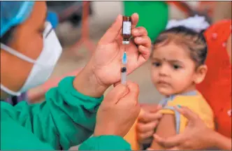  ?? ?? DE 3 A 11. Con el arribo reciente de 166.000 dosis de la vacuna Sinopharm enviadas por Nación, se avanzará en la vacunación de ese grupo etario.