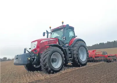 ??  ?? POWERHOUSE: The X8 VT-Drive range of tractors will be doing the rounds with dealers in the next few months