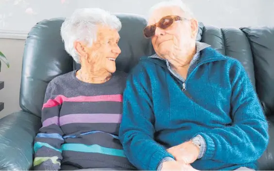  ?? ?? Levin couple Jack and Joyce Holmes are about to celebrate 70 years of marriage.