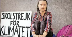  ?? BILD: SN/STADTKINO ?? Ganz nah dran an Greta Thunberg ist Nathan Grossman.