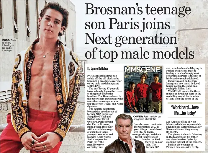 Pierce Brosnan And Son Pose In New Photos For Italian Company