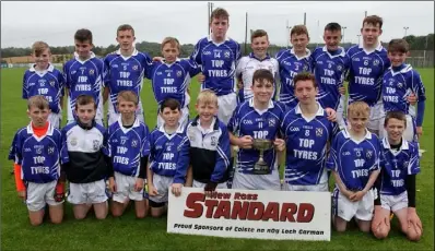  ??  ?? Under-14 hurling Division 4 winners, Oylegate-Glenbrien.