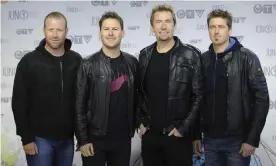  ??  ?? Nickelback: perfect Trump soundtrack, or writers of secret anti-Trump songs? Photograph: Sean Kilpatrick/AP