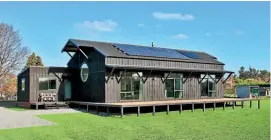  ??  ?? This award winning home sits on the Kowhai riverbed and is designed for minimal energy consumptio­n.