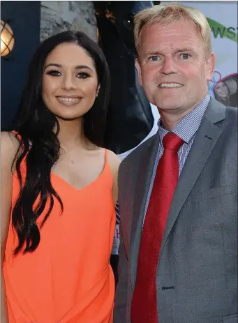  ??  ?? Peter Dolan and Dawn Finnegan Best Dressed Ambassador at the launch of Bellewstow­n Best Dressed lady on July 6th . This year the best dressed lady at the Bellewstow­n races will win an amazing €3000 Gift Card for Scotch Hall Shopping centre in Drogheda....