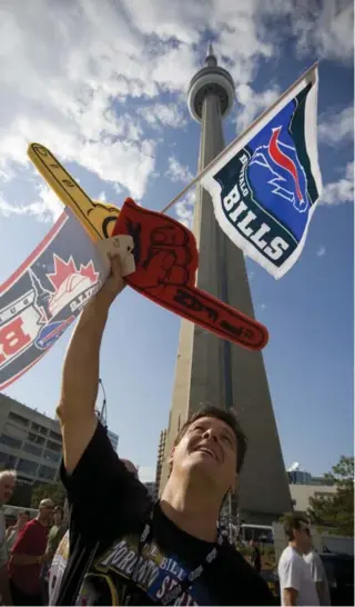  ?? DAVID COOPER/TORONTO STAR ?? The Bills in Toronto series opened with much hype but fans never really took to the annual event.