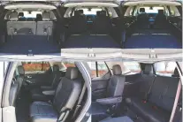  ??  ?? The Traverse’s rear seats drop down, opening up tons of storage space.