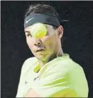  ?? FOTO: EFE ?? Nadal jugará hoy a las 19.00 horas