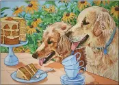  ?? FERNDALE ARTS GALLERY — SUBMITTED PHOTOS ?? Pictured is “The Tea Party” by Peggy Jane Murray.