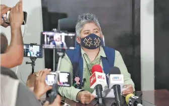  ?? CORTESÍA: SECRETARIA DE SALUD DE TAMAULIPAS ?? Gloria Molina confirmó un primer caso sospechoso de hepatitis