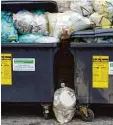  ?? Foto: dpa ?? Zehn sogenannte Duale Systeme organi sieren das Recycling.