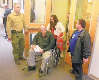  ?? COURTESY OF FARMINGTON DAILY TIMES ?? Bobby Willis leaves Farmington District Court after being sentenced last year.