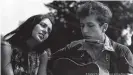  ??  ?? Joan Baez y Bob Dylan en Washington (1963)