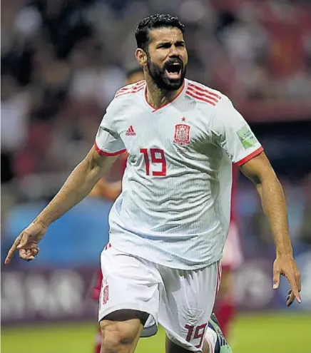  ?? // EFE ?? Diego Costa ha llegado en plena forma al Mundial y espera seguir marcando goles con La Roja