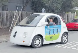  ?? Gentileza ?? Google probó su prototipo autónomo