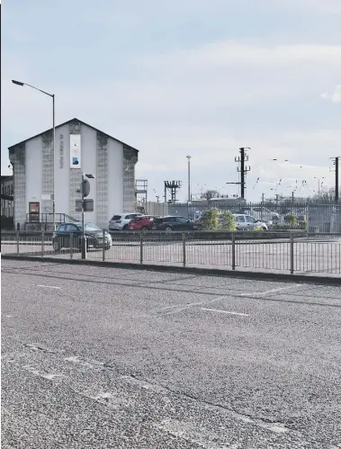  ??  ?? The site of a proposed new right turning on Bourges Boulevard into the station’s long-stay car park