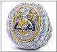  ?? PHOTO COURTESY OF JASON OF BEVERLY HILLS ?? A look at the design for the Rams’ Super Bowl rings that they received Thursday.