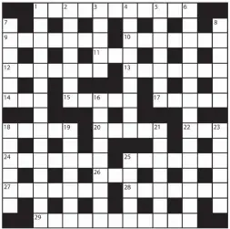  ?? PRIZES of £20 will be awarded to the senders of the first three correct solutions checked. Solutions to: Daily Mail Prize Crossword No. 15,892, PO BOX 3451, Norwich, NR7 7NR. Entries may be submitted by second-class post. Envelopes must be postmarked no l ??