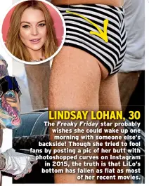 Lindsay Lohan Booty