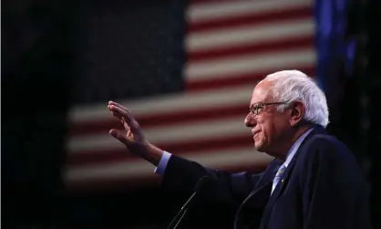  ??  ?? Under a Sanders administra­tion, ‘the federal government will negotiate and pay off past-due medical bills in collection­s that have been reported to credit agencies’. Photograph: Gretchen Ertl/Reuters