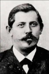  ?? BILD: BIOGRAPHIS­CHES HANDBUCH ZUR GESCHICH3E DES LANDES OLDENBURG, OLDENBURG 1992, S. 333 ?? Paul Hug (1855-1937), Druc&lt;ereibesitz­er und SPD-Landtagsab­geordneter.