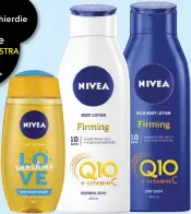  ??  ?? Care Shower Sunshine Love 250ml Q10 + Vitamin C Firming Body Lotion 400ml Q10 + Vitamin C Firming Rich Body Lotion for Dry Skin 400ml *Om jou ekstra MicroPopz! te kry moet jy meer as R200 spandeer (voorskrifp­rodukte, geskenk- en koopbewyse uitgesluit).