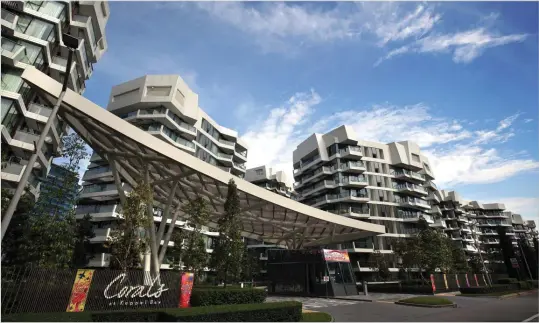  ?? PICTURES: SAMUEL ISAAC CHUA/THE EDGE SINGAPORE ?? The 3,057 sq ft unit at Corals at Keppel Bay will be put up for auction on Jan 16