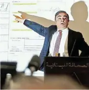  ?? /Bloomberg ?? Car trouble: Former Nissan CEO Carlos Ghosn fled Japan and is now living in Lebanon.