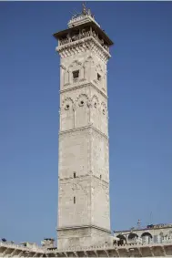  ??  ?? 2. The minaret of the Great Mosque of Aleppo, constructe­d in the 11th century and destroyed in 2013 (photo: 2005)