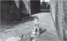  ??  ?? David Hamilton, in around 1958, having fun outside