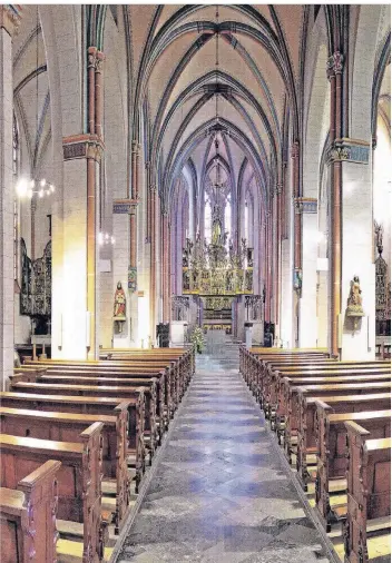  ?? FOTO: JOSEF LAMOZIK ?? Die Kirche St. Mariae Geburt in Kempen zählt zu den bedeutends­ten Gotteshäus­ern am Niederrhei­n.