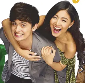  ??  ?? James Reid and Nadine Lustre also star in
Beauty and The Bestie with Coco and Vice