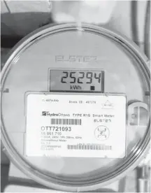  ?? JEAN LEVAC/OTTAWA CITIZEN ?? Hydro bills will go up in Ottawa in January if the Ontario Energy Board grants Hydro Ottawa’s request for a rate increase.