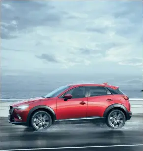  ??  ?? Mazda’s CX-3 has just broken cover overseas and heads for SA late in 2015.