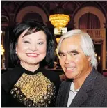  ?? — CP ?? AP photograph­er Nick Ut and Kim Phuc Phan Thi attend tribute dinner Friday in Toronto. Ut shot iconic photo of Phan Thi, when she was nine, in June 1972 after the Vietnamese village of Trang Bang suffered a napalm attack.