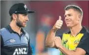  ?? GETTY ?? Standin Australia captain David Warner (right) said players will never ask for rest so instead there should be better planning.