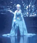  ??  ?? Frozen forever: Elsa onstage singing Let It Go makes all the girls and boys watching the show go crazy.