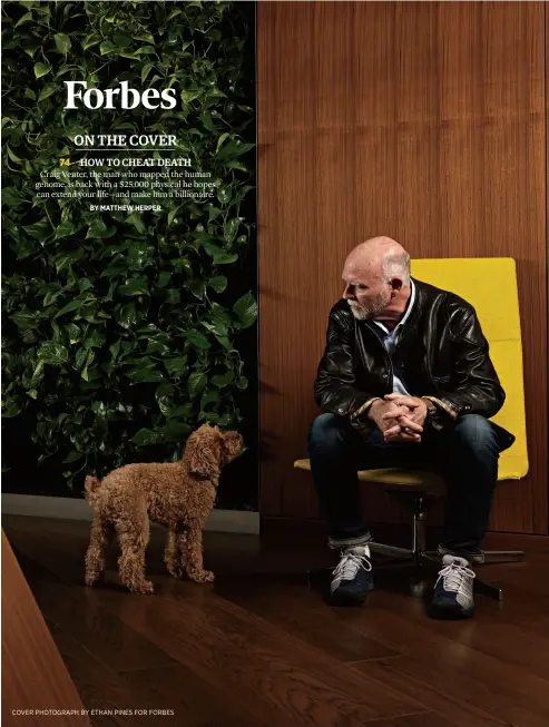  ?? cover Photograph by ethan Pines for forbes ??