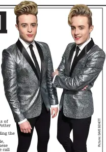  ??  ?? Outrage: Jedward suggested destroying JK Rowling’s new book