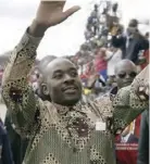  ?? ?? President ... MDC Alliance leader Nelson Chamisa pictured on the campaign trail in 2018.