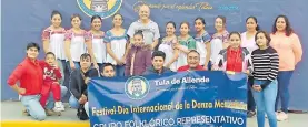  ?? CÉSAR MARTÍNEZ ?? Danzantes tulenses viajaron ayer al municipio de Metztitlán