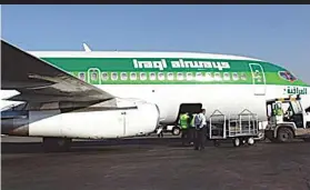  ?? / REUTERS ?? ■ DELIKADO: Gawas sa suspensiyo­n, pahamtanga­n og bug-at nga silot ang duha ka mga piloto nga nag-away samtang nagpalupad sa eroplano padung sa Baghdad, Iraq, gumikan sa pagkaon. Ang Iraqi Airways miimbestig­ar na sa nahitabo.