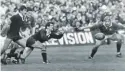  ??  ?? Dave Loveridge in action for the All Blacks against the British and Irish Lions in 1983.